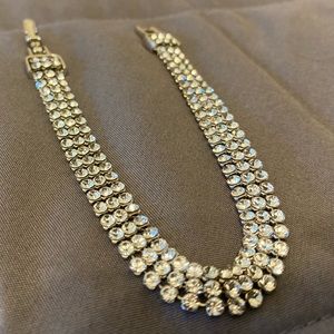 Swarovski Three Row Crystal Bracelet